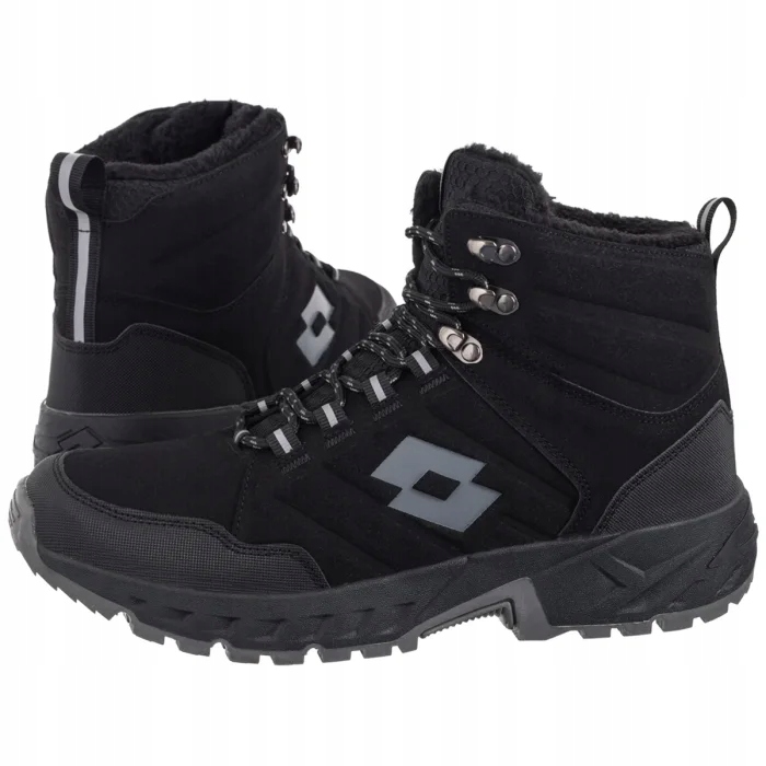 Zateplené pánské trekové boty Lotto Ketcham 2401210U Black Černé