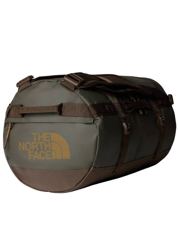 Příruční taška The North Face Base Camp Duffel S new taupe zelená hnědá
