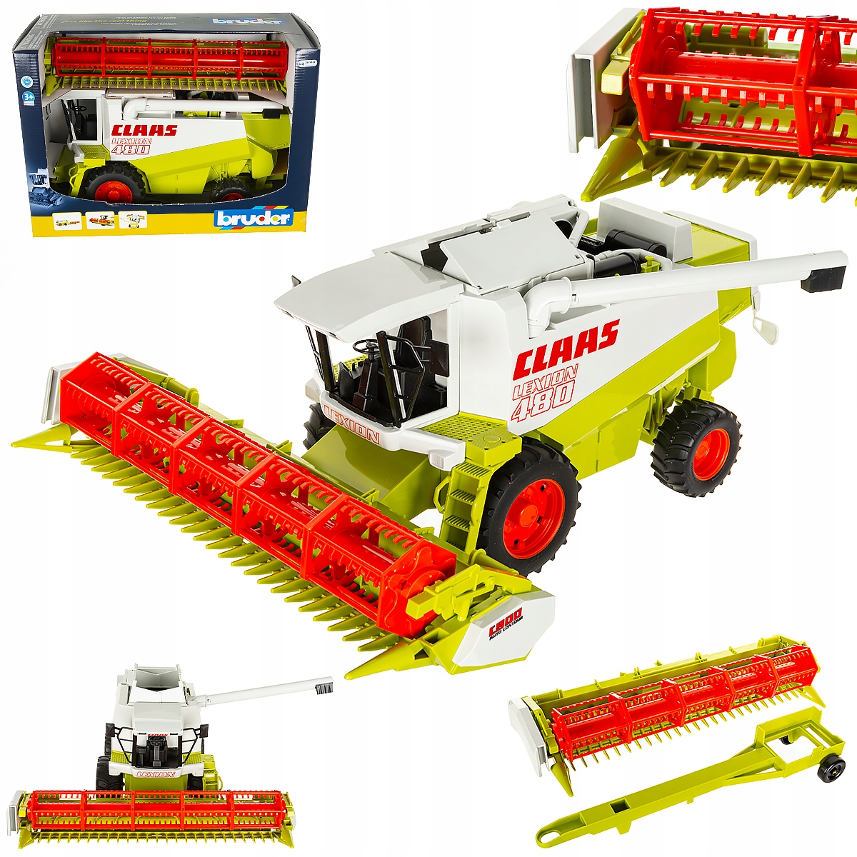 

Bruder 02120 Kombajn Zbożowy Claas Lexion 480