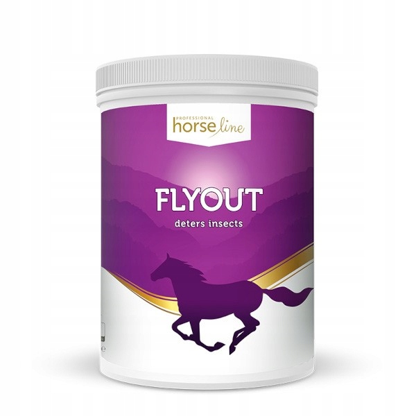 HorseLinePRO FlyOut Czystek dla Koni Suplement zniechęcający owady 700 g