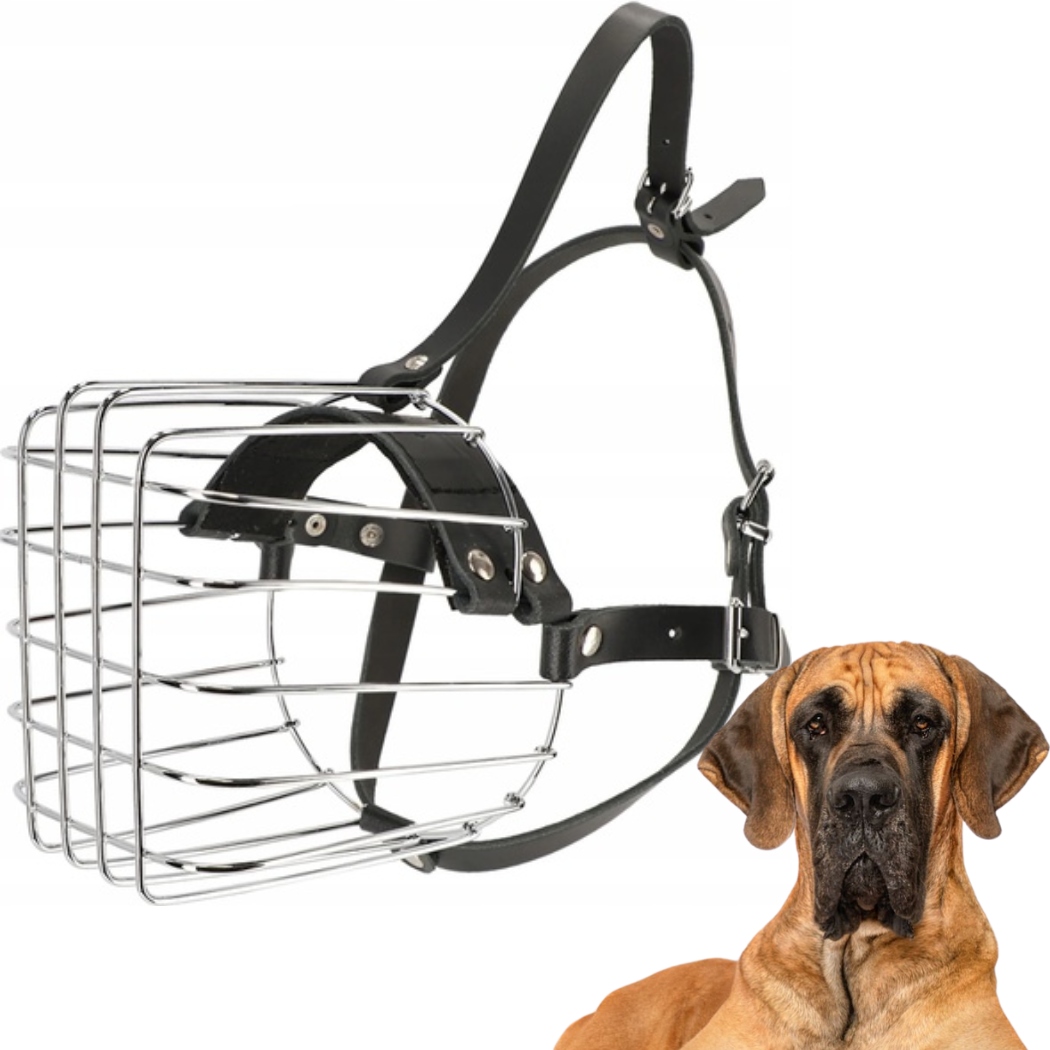 Náhubek pro psa, kovový č. (obvod tlamy 44 cm), Dog Dingo