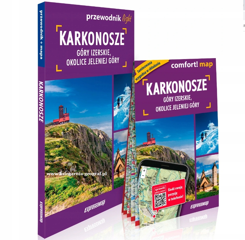 

Karkonosze, Góry Izerskie.. przewodnik mapa