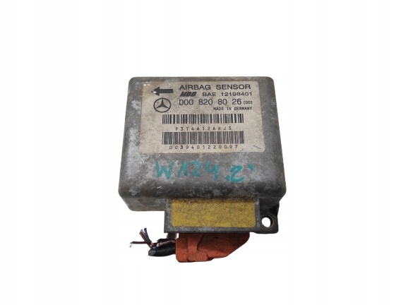 MERCEDES E W124 84- MODUŁ SENSOR AIRBAG PODUSZEK 0008208026