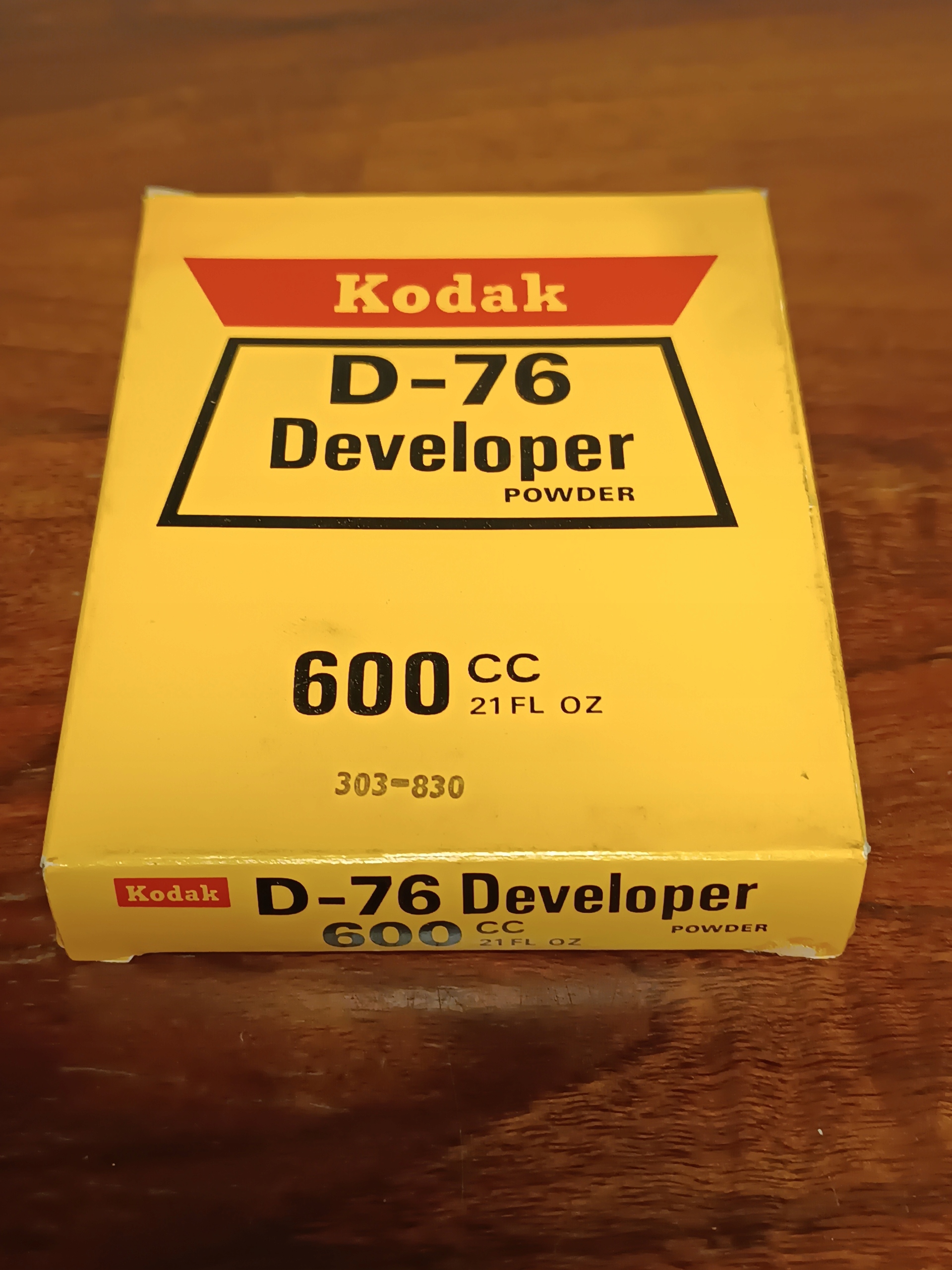 Wywoływacz Kodak D-76 600 cc developer proszek vintage nr 2