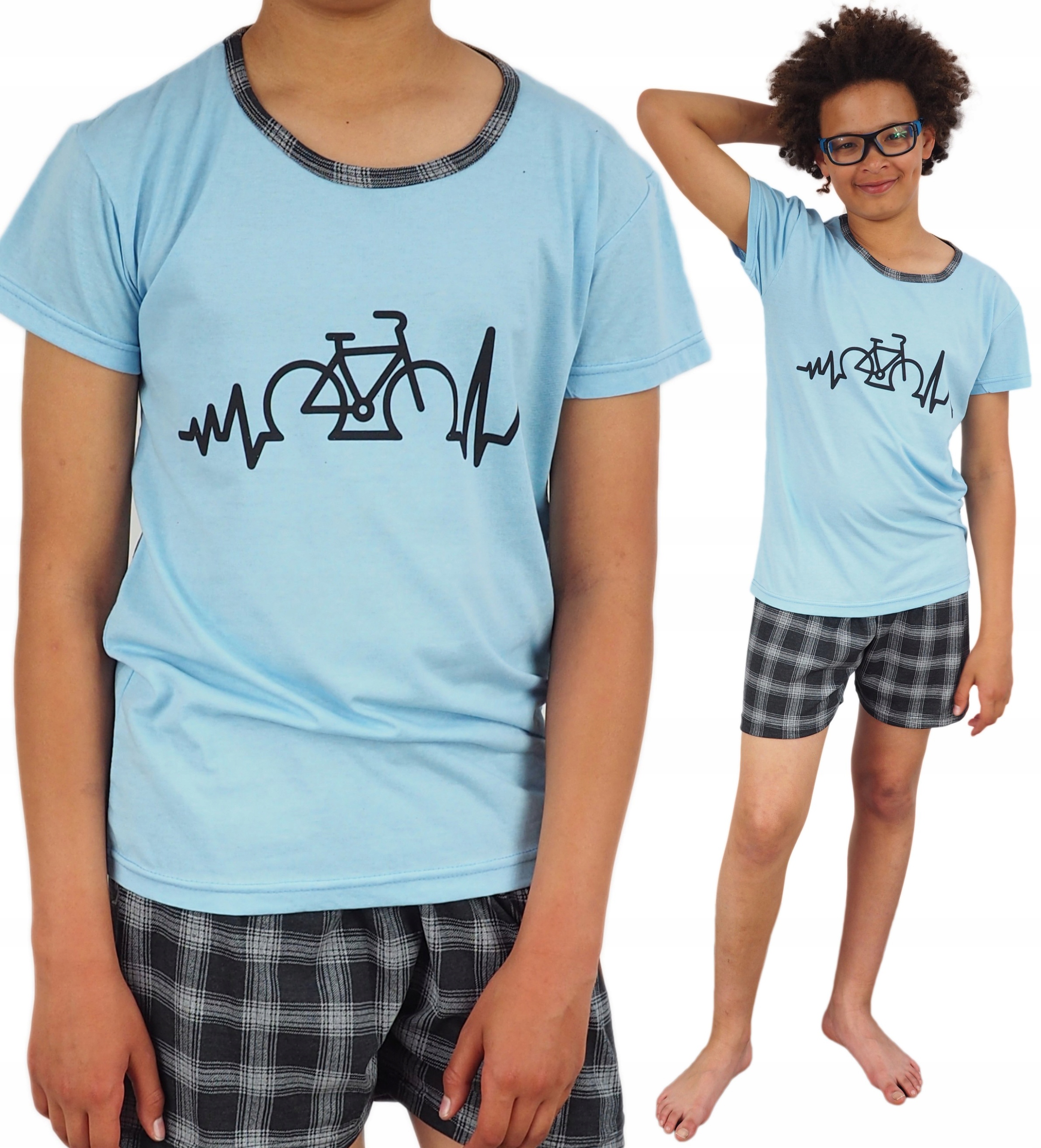 

Piżama Młodzieżowa 170/176 (XL) Chłopak kratka XL
