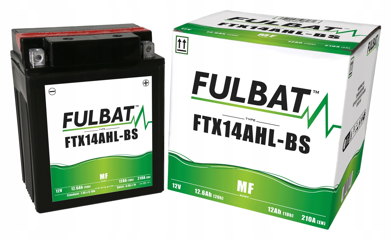 Batéria Fulbat Ful Mf FTX14AHL-BS YTX14AHL-BS suchá kyselina v balení