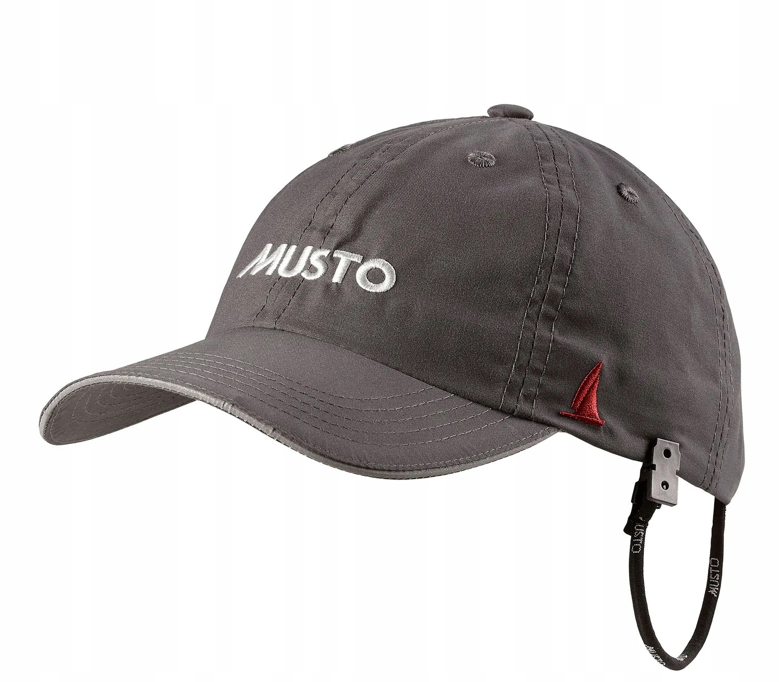 Čepice Musto Essential Fast Dry Crew Cap Charcoal