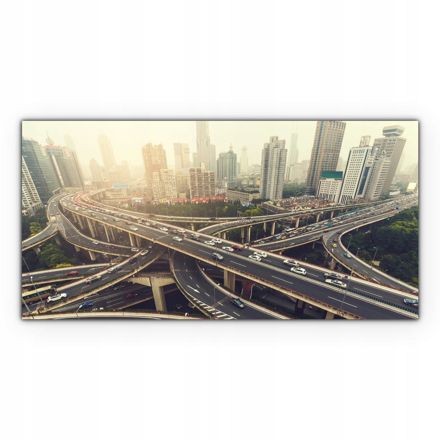 

Obraz płótno canvas 100x50 Węzeł Shanghai Miasto