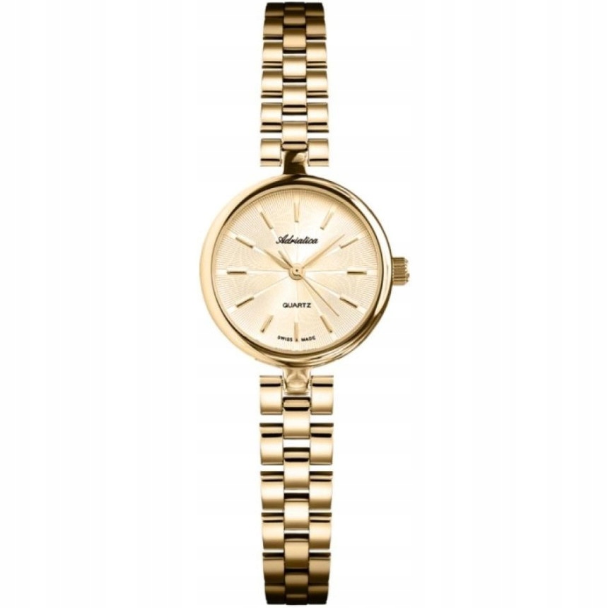Dámské hodinky Adriatica A3474.1111Q zlaté