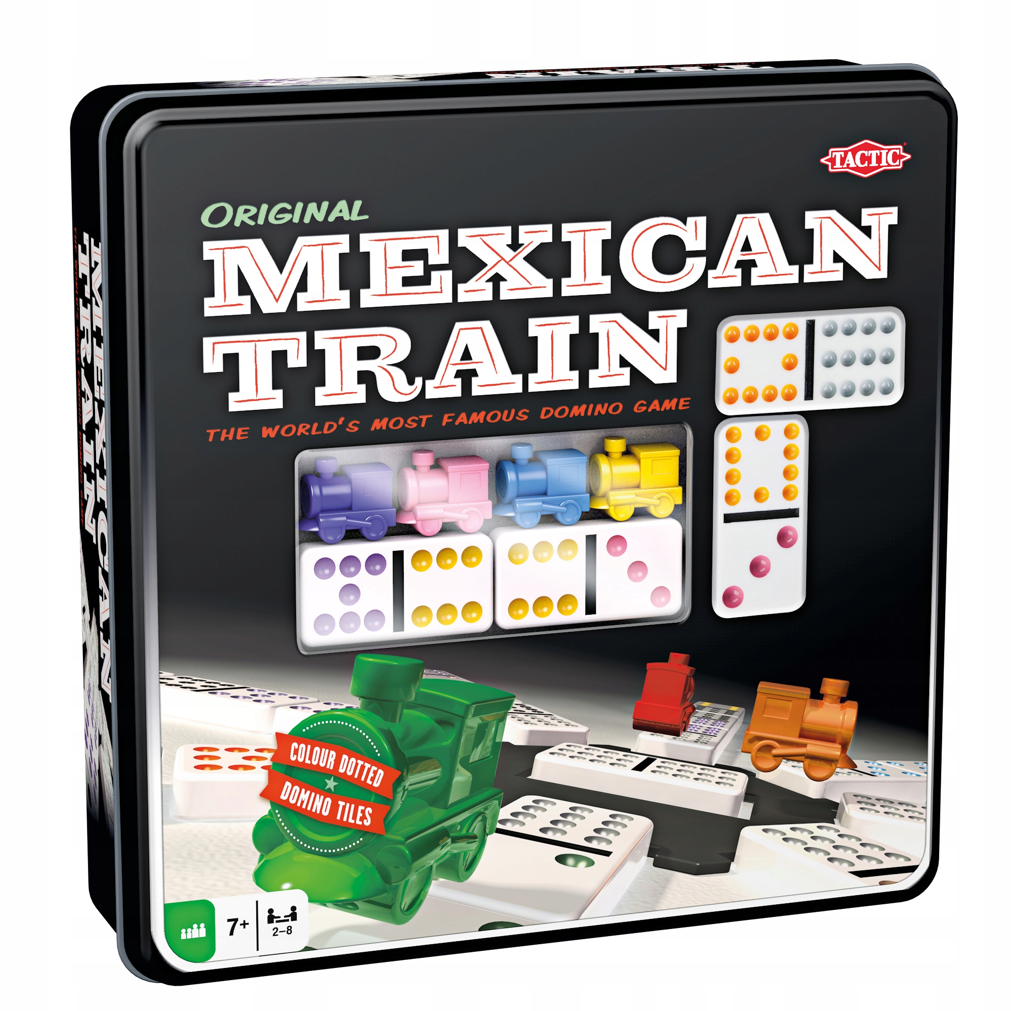Tactic Mexican Train Tin Box