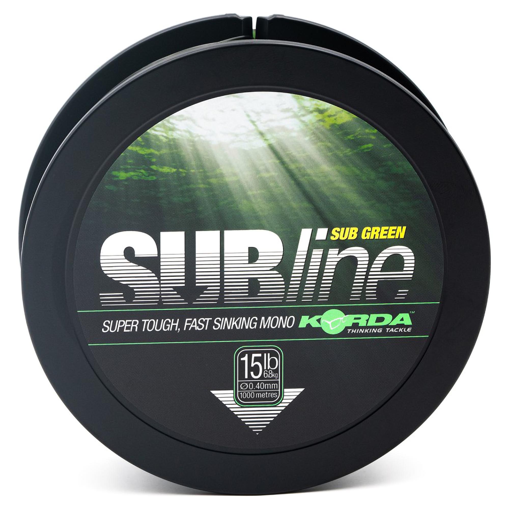 Żyłka Karpiowa Mocna Korda SUBline Ultra Tough Green 0,30mm 10lb 1000 m