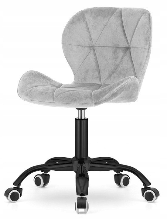 Otočné křeslo Vasto Office Velvet Grey Smoke