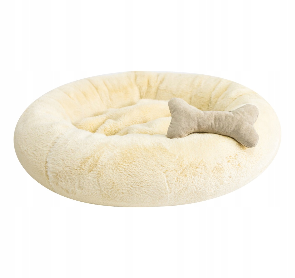 Legowisko antystresowe, okrągłe pluszowe Lux dla psa, kota Polski Producent