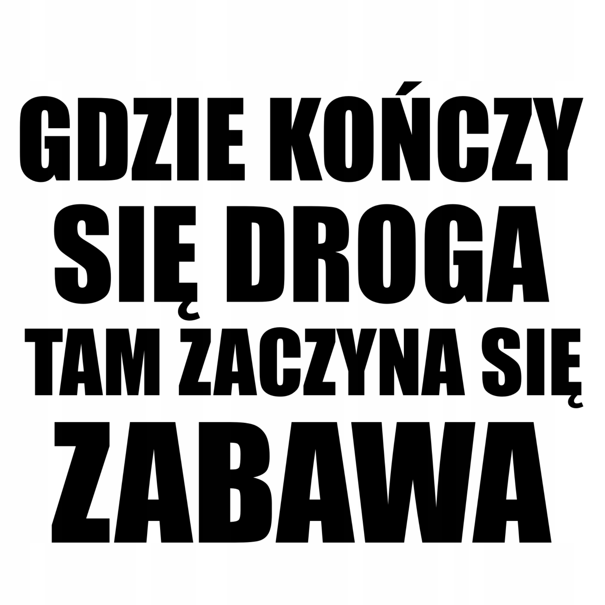 

Naklejka Gdzie Kończy Się Droga 4X4 off road lift