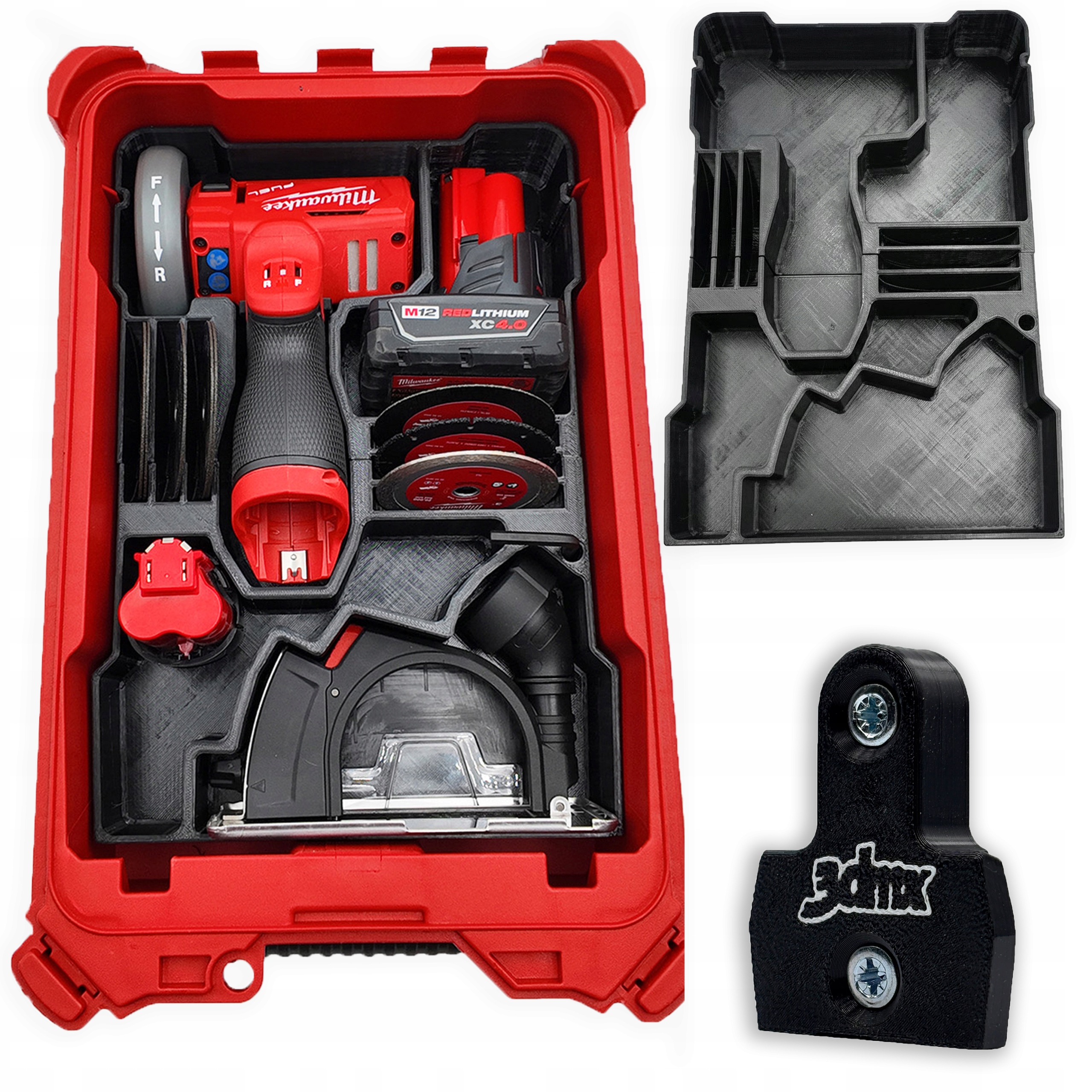 Organizer Wkładka Milwaukee Packout Do M12 Fcot Szlifierka Kątowa