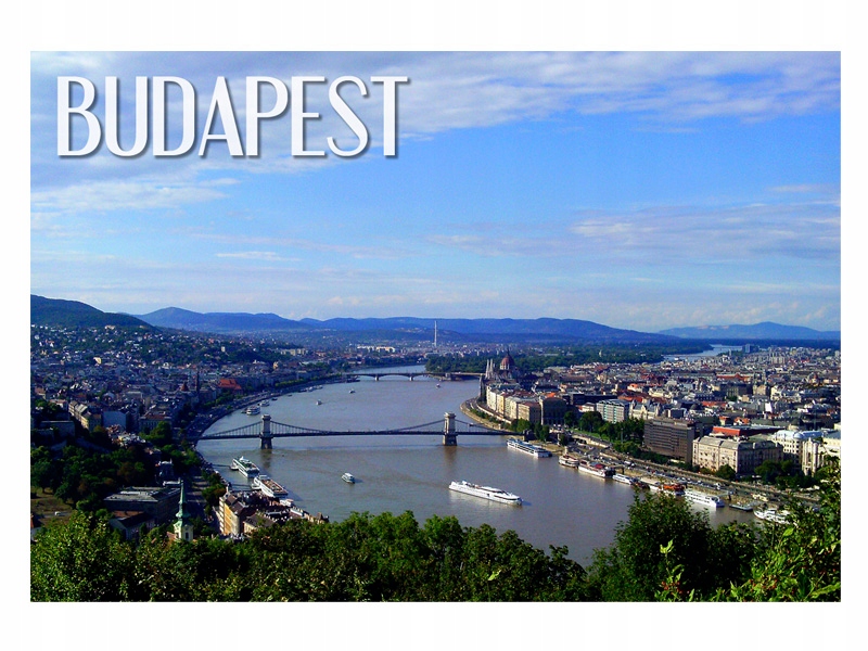 

Budapeszt Dunaj Most Magnes na lodówkę
