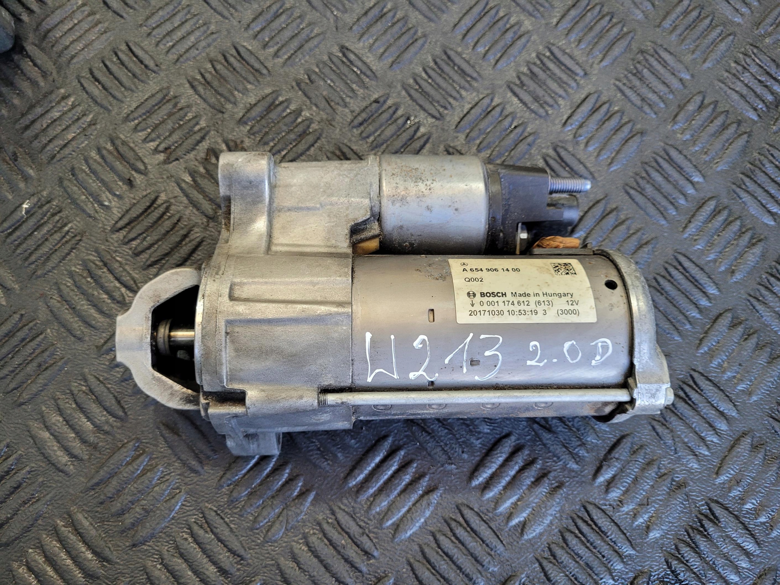 starter MERCEDES E 220 D W213 S213 2.0 CDI A6549061400