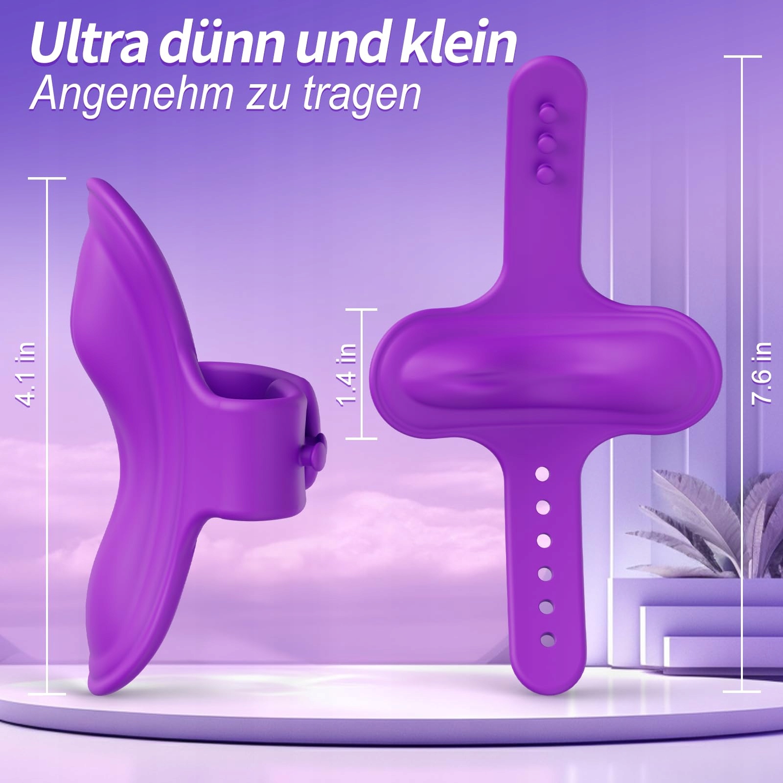 YEESEXDO Mini Wibrator Zdalne Sterowanie Aplikacją Dla Kobiet — miniatura 5