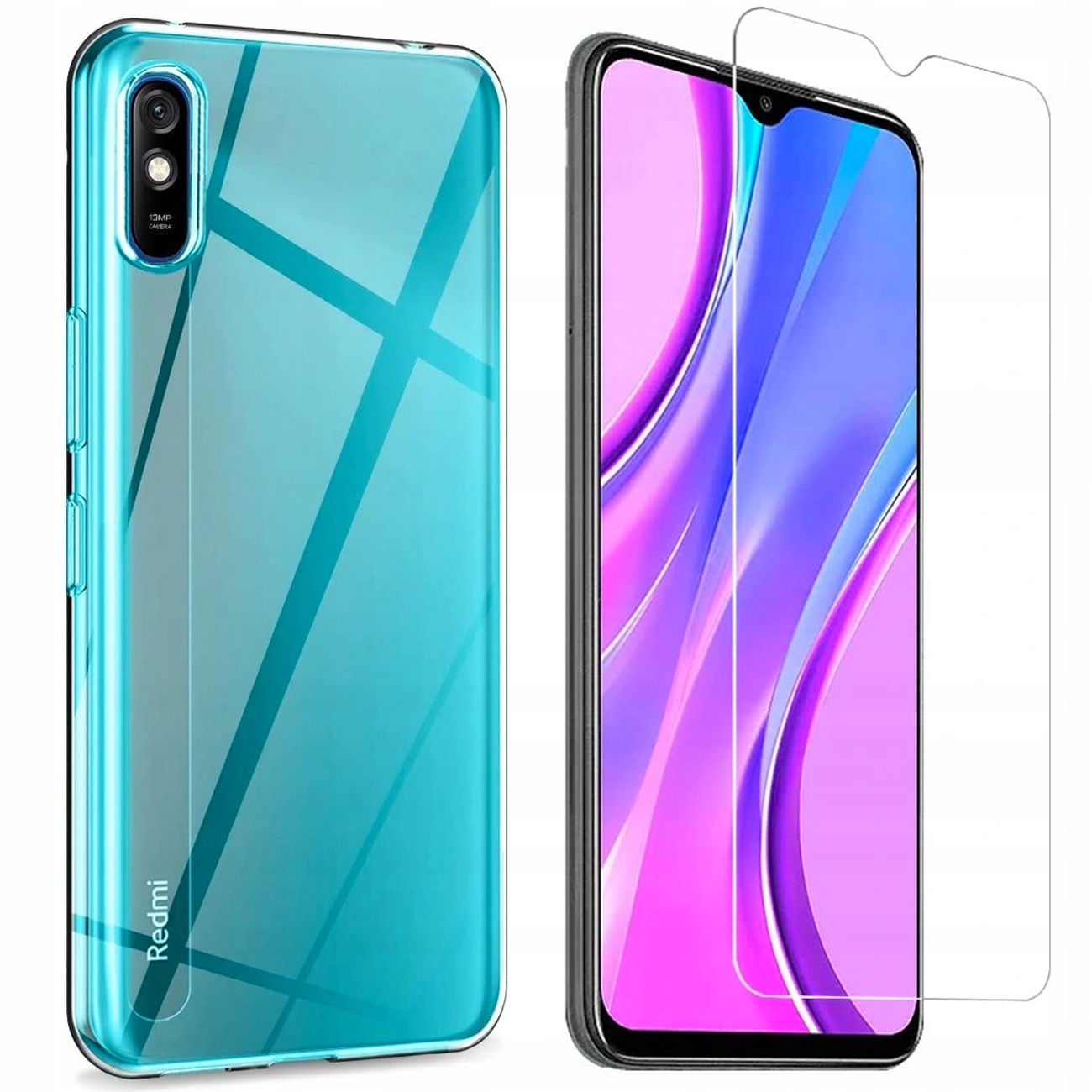 

Clear Etui Case Obudowa Do Xiaomi Redmi 9A + Szkło