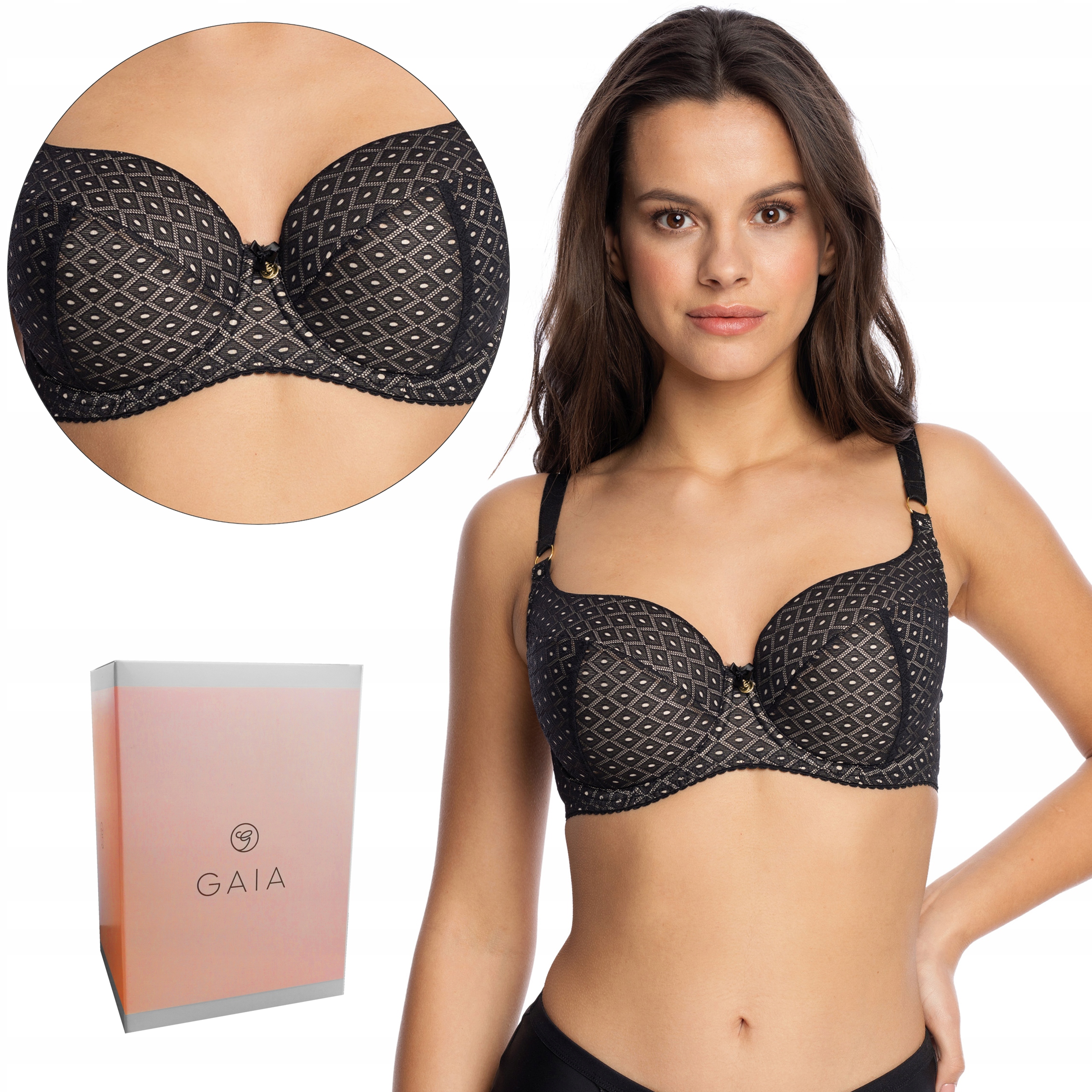 

Usztywniany biustonosz full cup Gaia 1154 Lana 80F