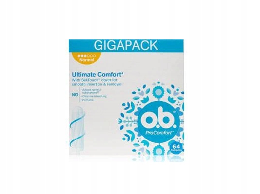 

O.b. ProComfort Normal Tampony 64 sztuki
