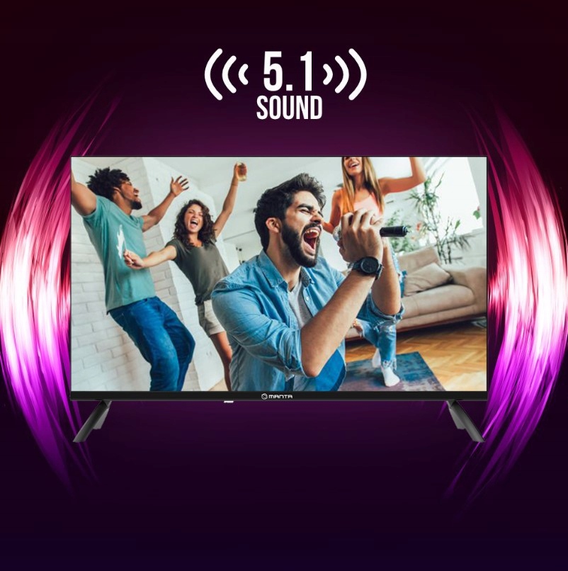 Telewizor Manta 32LHA123E 32" LED HD Smart TV Android 11 DVB-T/T2 HEVC Smart TV Android TV