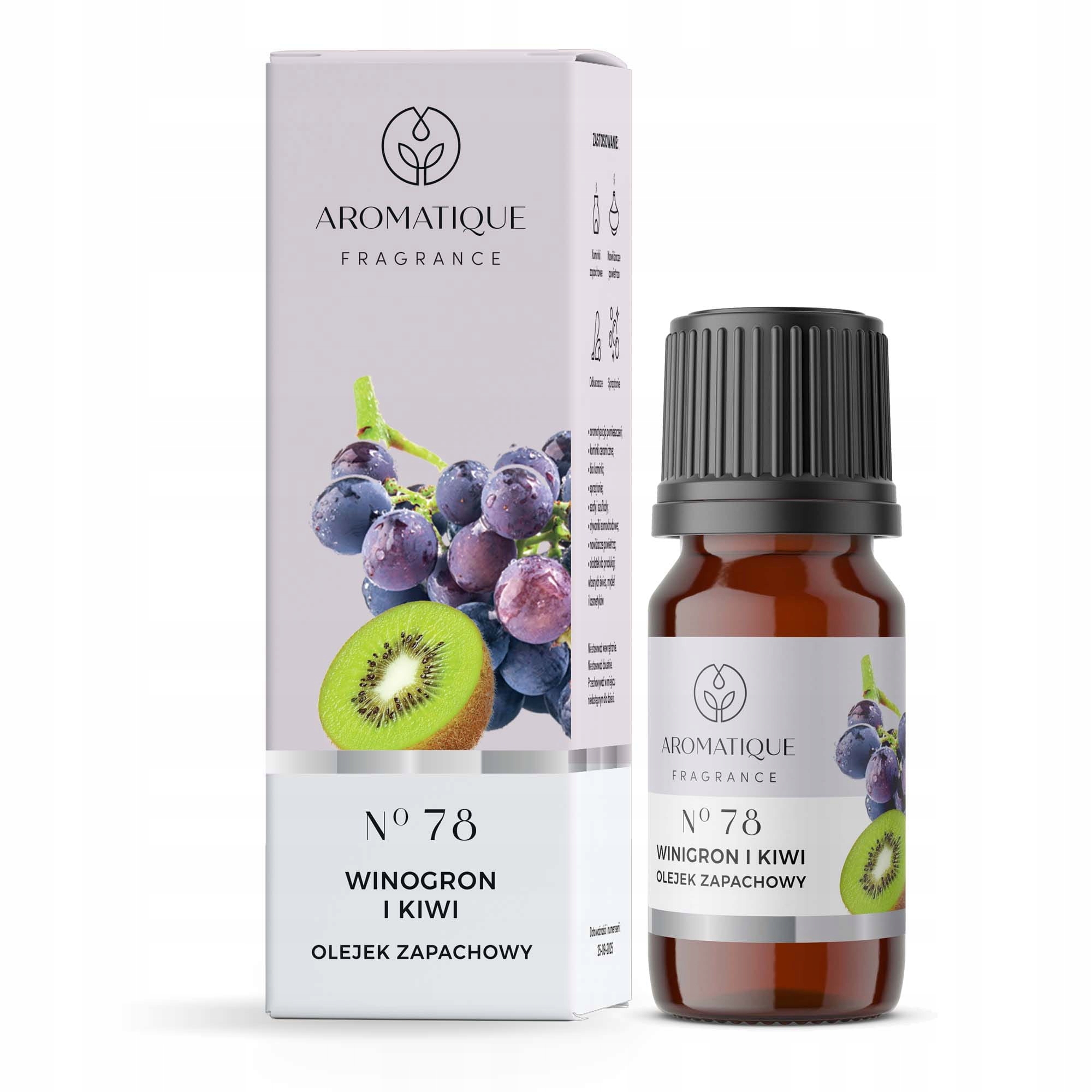 

Winogron I Kiwi Olejek Zapachowy 12ml Aromatique
