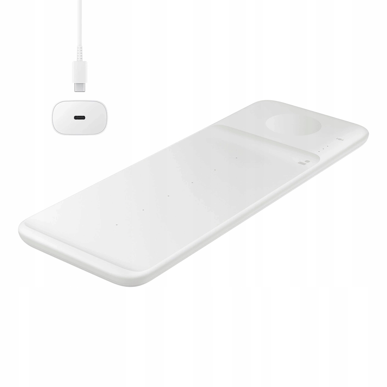 Samsung Base Trio EP-P6300TWEGEU 3v1 nabíjačka indukčná 15W biela