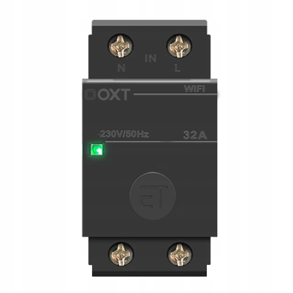 

Oxt Sterownik Licznik 32A 2P 36mm Din WiFi Tuya