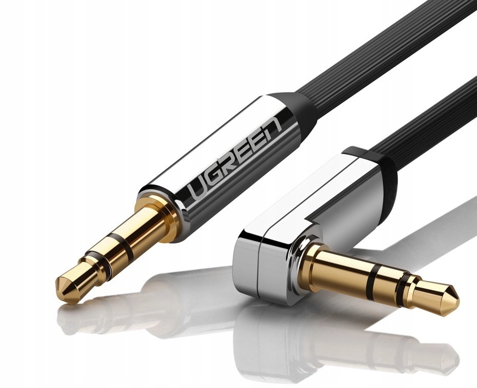 

Ugreen Kątowy Kabel Mini Jack 3.5 MM Wtyk Aux 3M