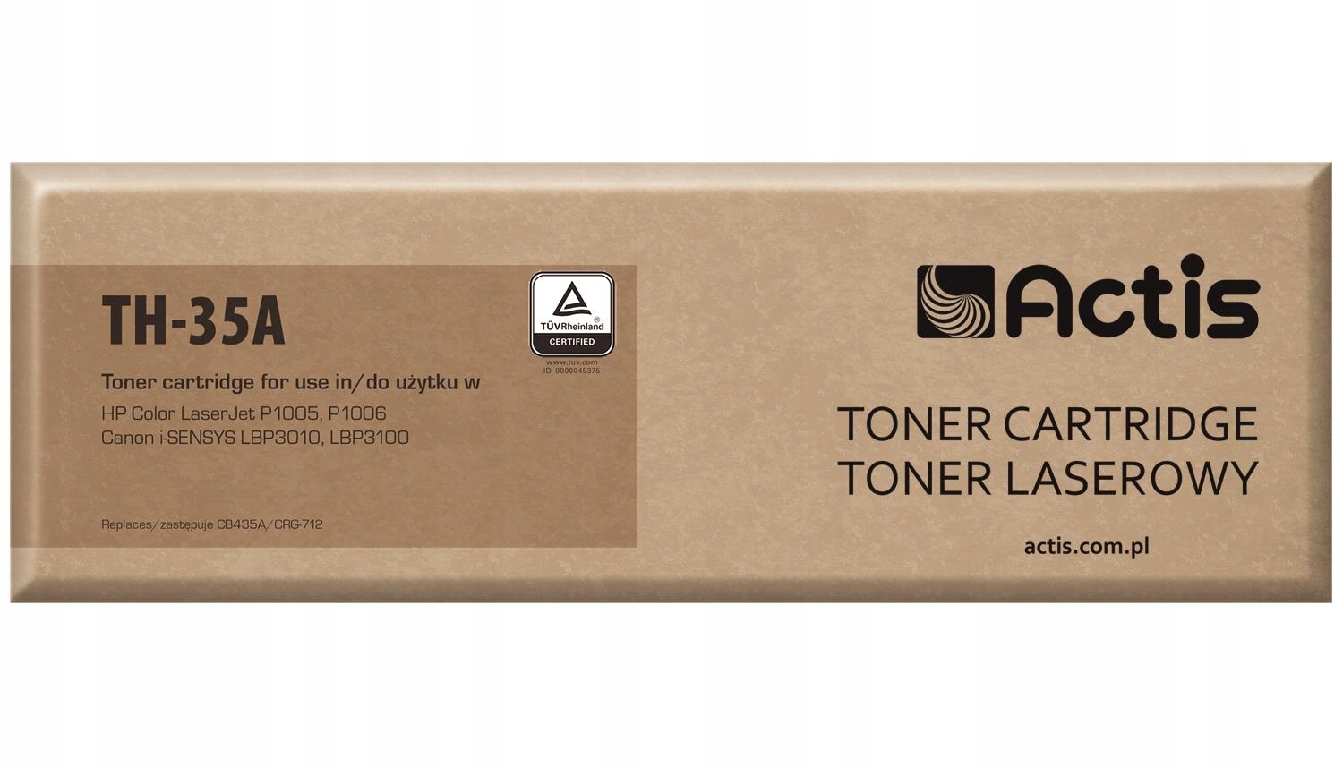 

Toner do Hp Laserjet P1005 P1006 35A CB435A nowy