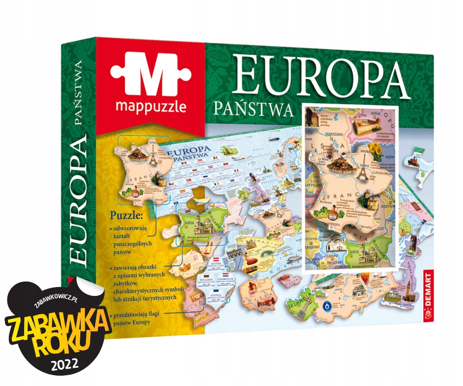 

Mappuzzle Europa Państwa