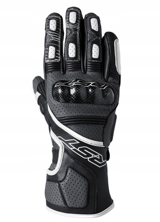 RĘKAWICE SKÓRZANE RST FULCRUM CE GREY/WHITE/BLACK XXL (3179)