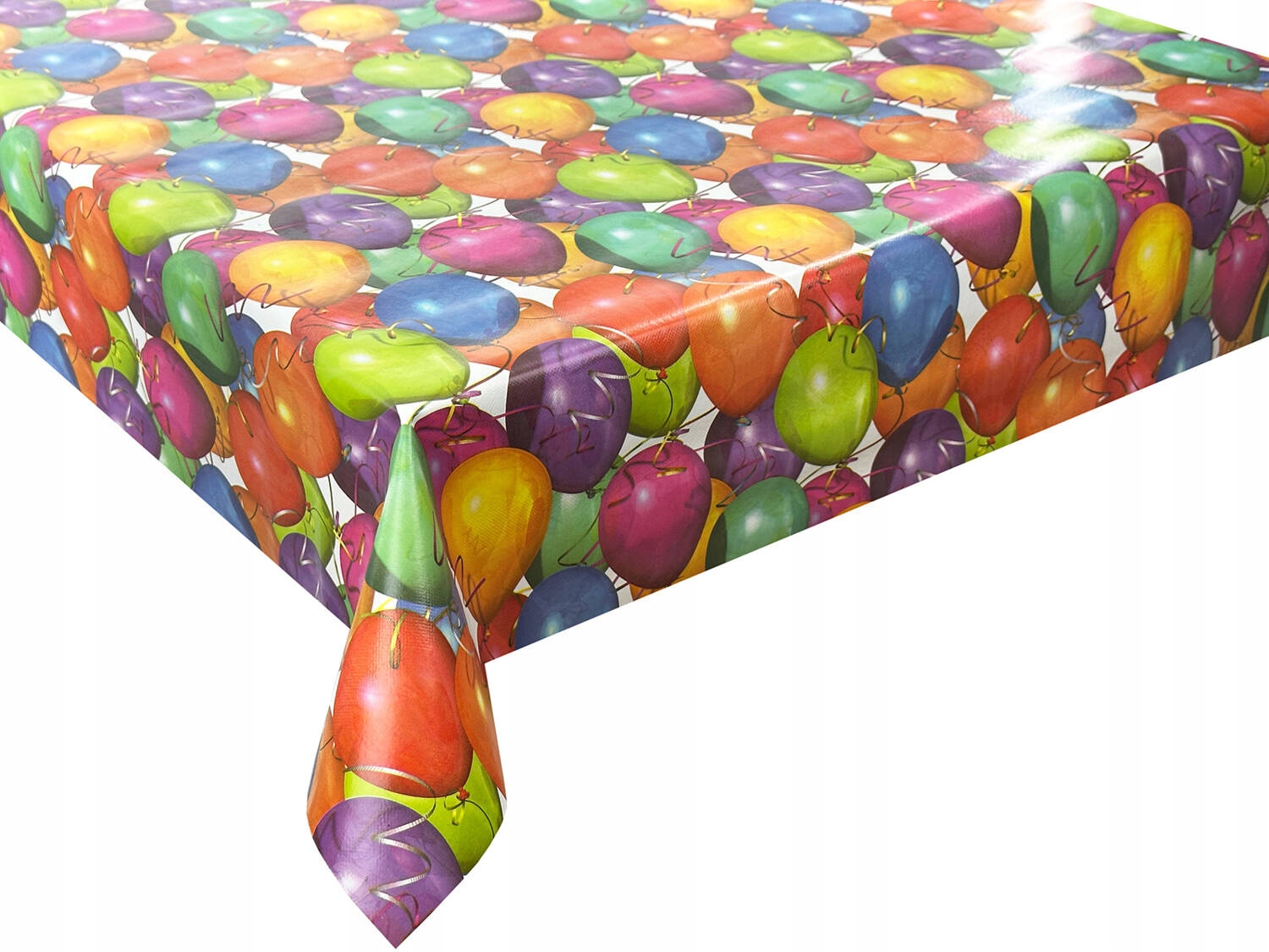 Cerata na Wymiar Obrus Ceratowy Urodziny Impreza Kolorowe Balony 10x140 cm