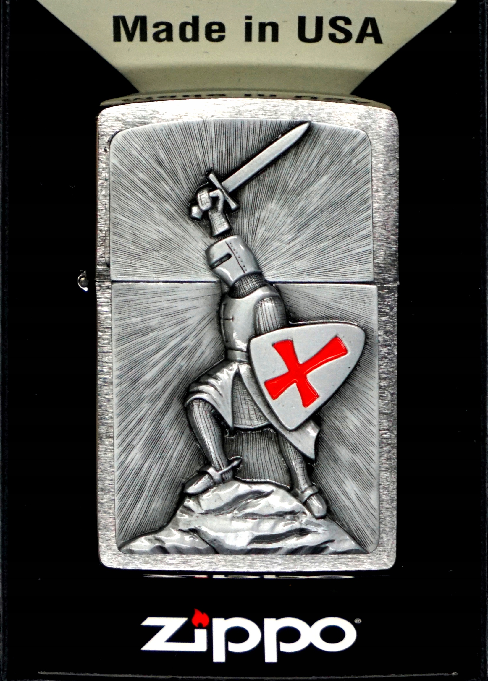 Zestaw ZIPPO CRUSADE VICTORY pezentowy*nr1 Stan opakowania oryginalne