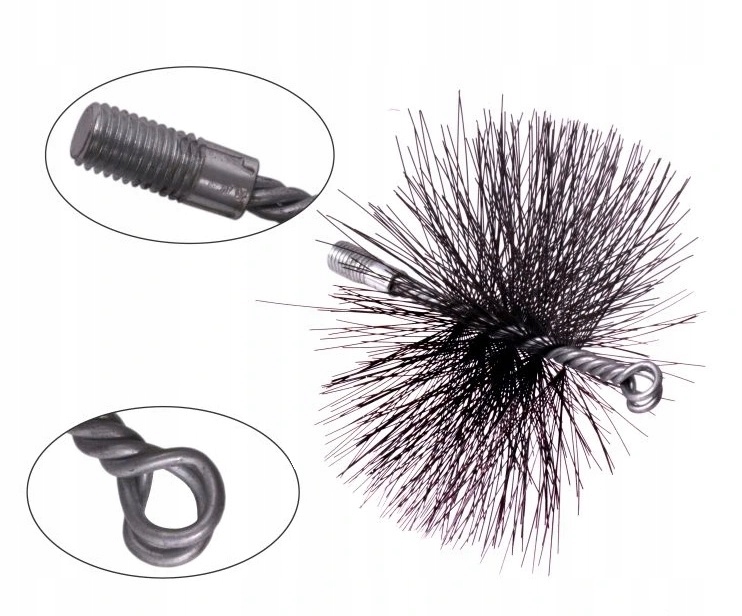 

Szczotka kominowa 150mm gwint kominiarska komina