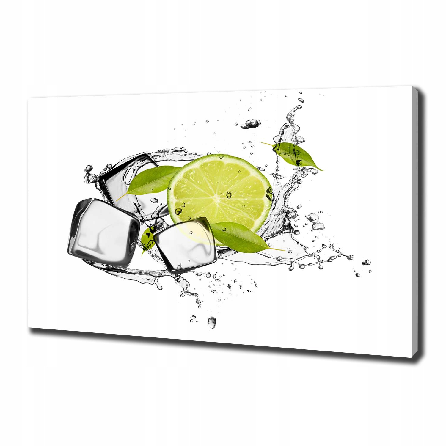 

Foto obraz na płótnie Limonka z lodem 100x70 cm