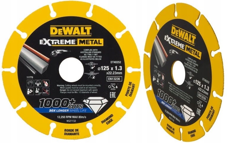 

Dewalt Tarcza Diamentowa Extreme Metal 125 DT40252