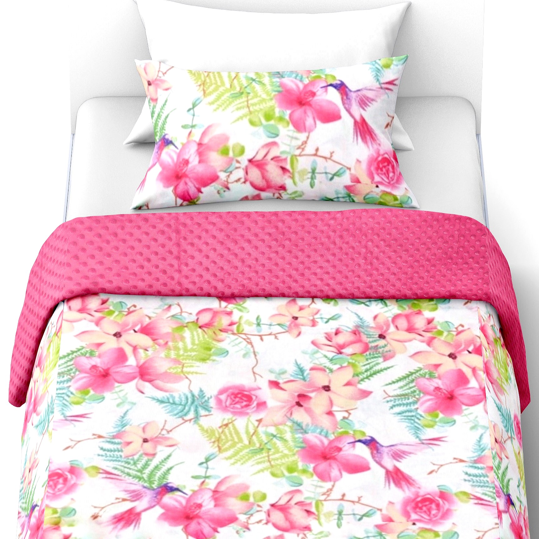 Izolované Povlečení 100x135+1x40x60 Minky Fleece Bavlna Měkké Teplé Zimní