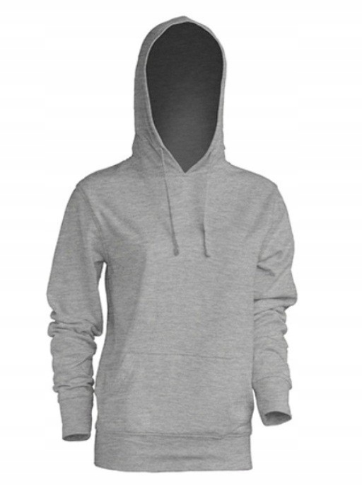 

Damska Bluza z kapturem Jhk Grey Melange L