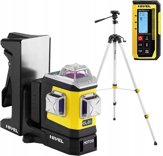 Zmotoryzowany Niebieski Laser Krzyżowy Nivel System CLX3B SJJ-M1 Ex CLS-300