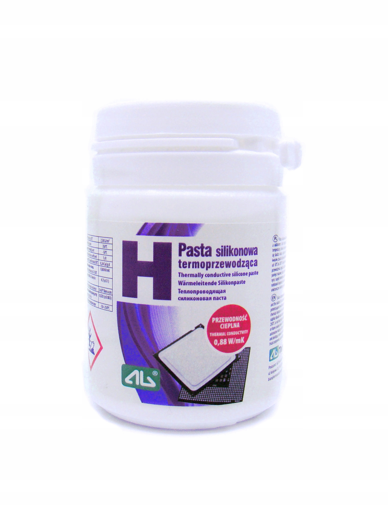 

Pasta Silikonowa Termoprzewodząca H 100G