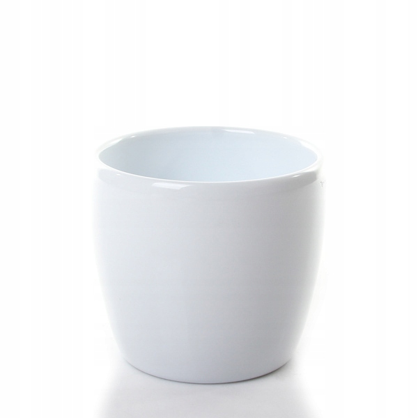 

białe doniczki ceramiczne Venus 14/10 cm 11/9 cm