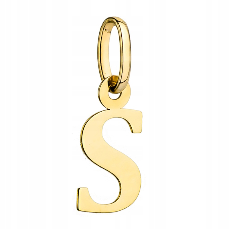 Zlatý Přívěsek Přívěsek Písmenko S pr. 585 14k