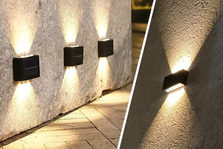 LAMPA SOLARNA LED DO ALTANY ŚCIENNA OGRODOWA ELEWACYJNA ZEWNĘTRZNA IP65 Moc źródła światła 1 W