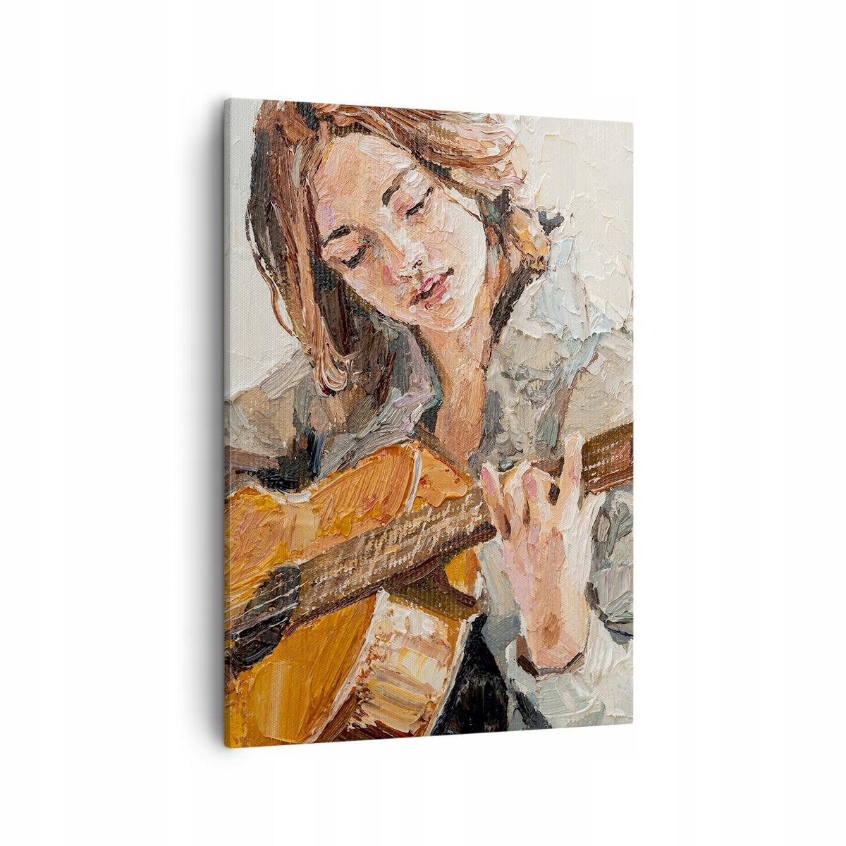 Obraz na płótnie do Salonu Sypialni 50x70 Gitara Obrazy na ścianę Canvas