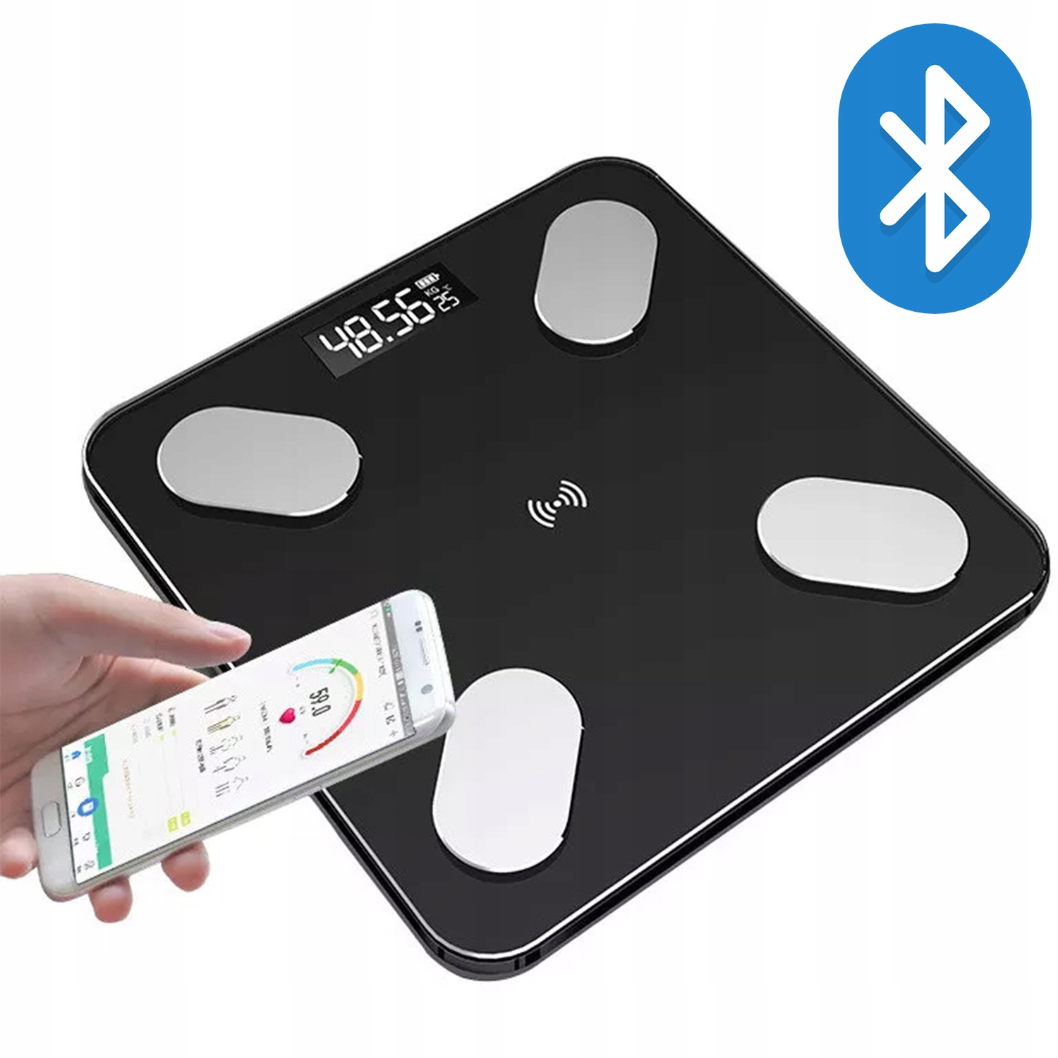 

Inteligentna Waga Łazienkowa Z Bluetooth Dokładna!