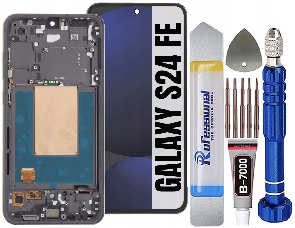 Displej Pro Samsung Galaxy S24 Fe S721 Oled Plný (full) Displej Rámeček