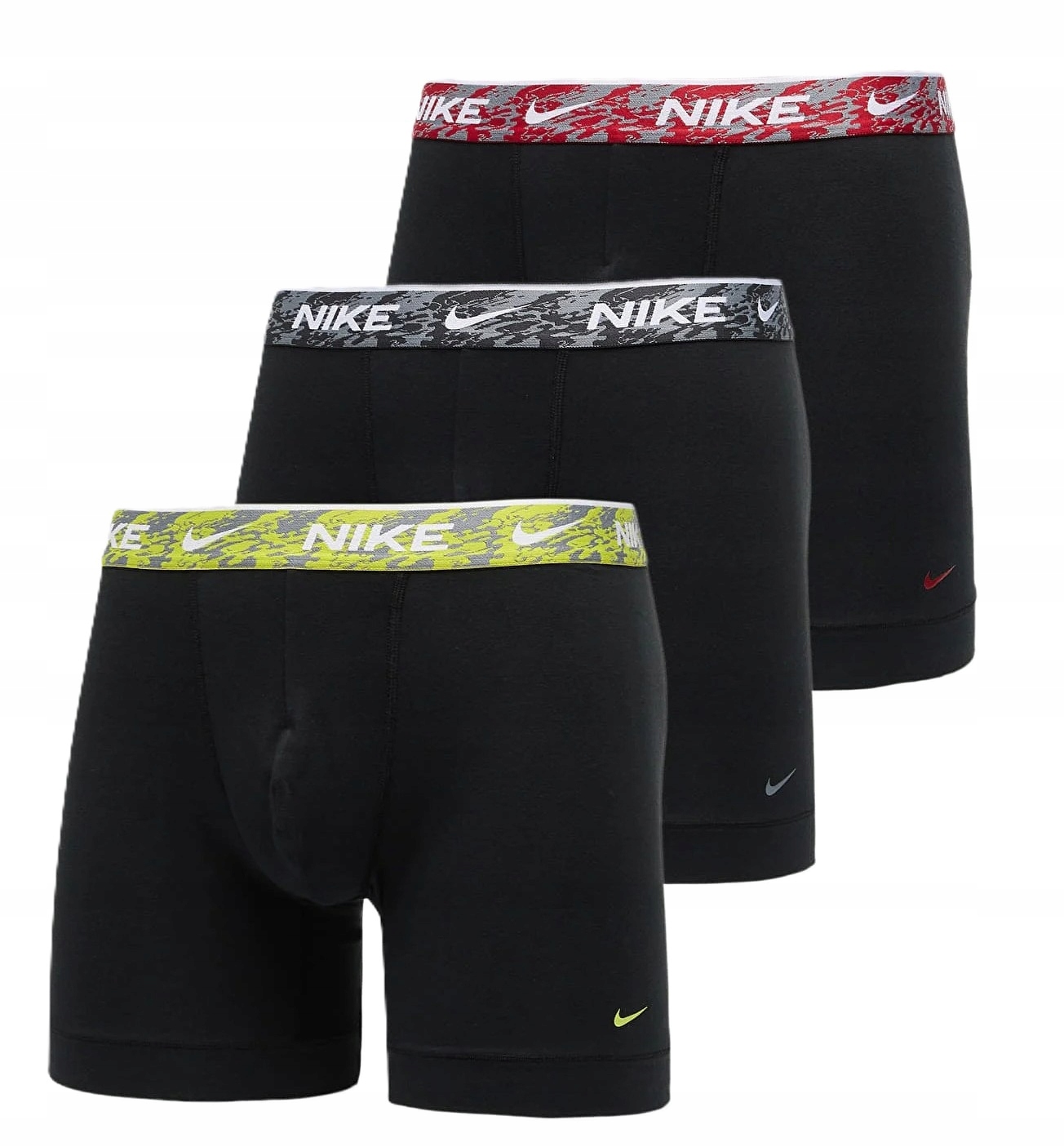 Nike Pánské Boxerky 3-PACK 0000KE1007 067 bavlněný pohodlný set