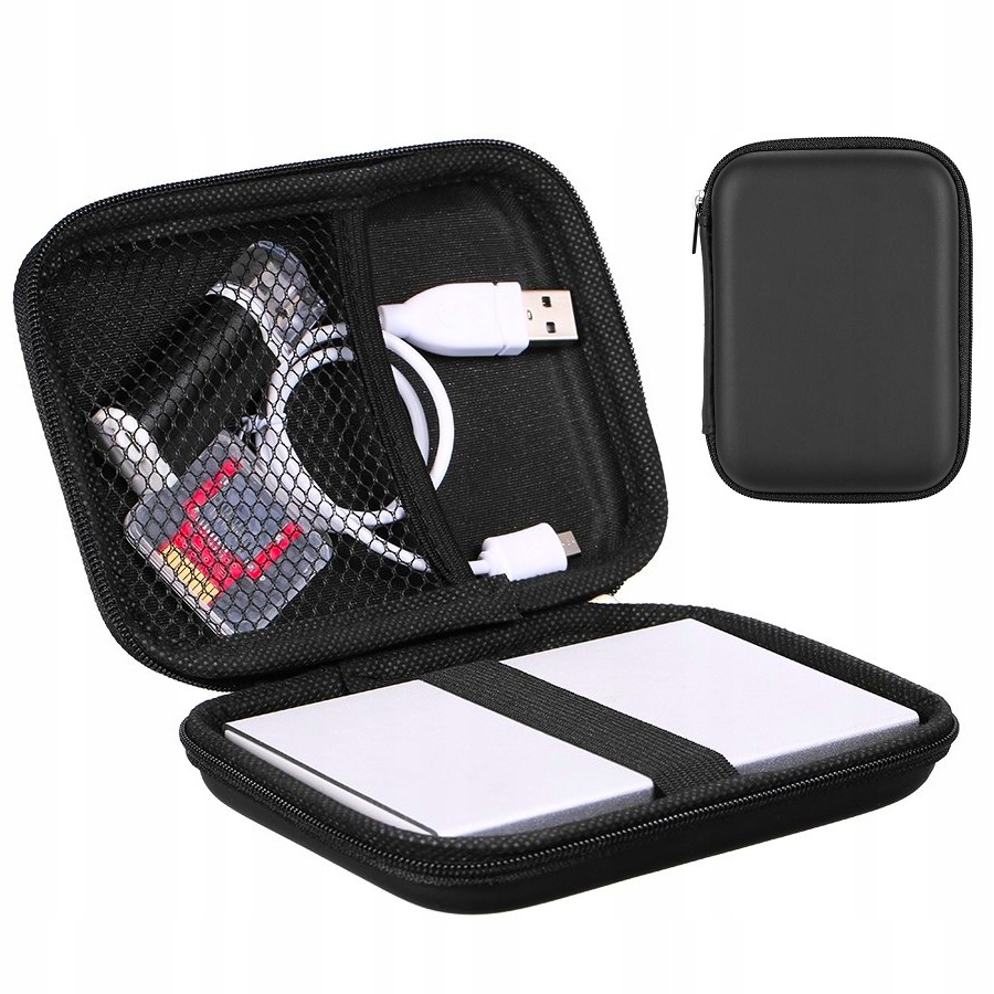 Etui na dysk twardy HDD / SSD każdy rodzaj do 2,5'' Kod producenta Pudełko przenośny pamięci SSD HDD USB SD M2